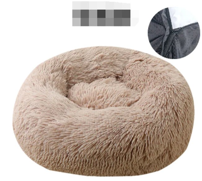 Cozy Pet Dog Bed - Comfortable Donut Cuddler for Small and Large Dogs.