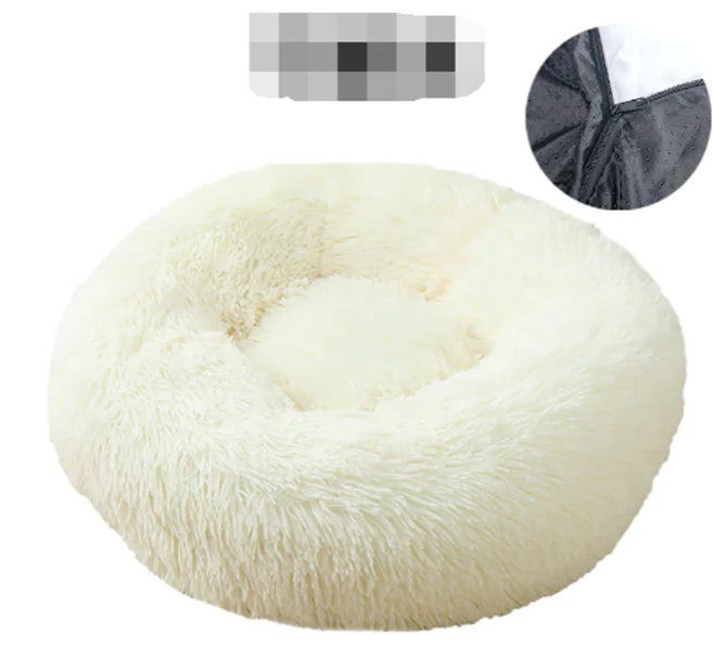 Cozy Pet Dog Bed - Comfortable Donut Cuddler for Small and Large Dogs.