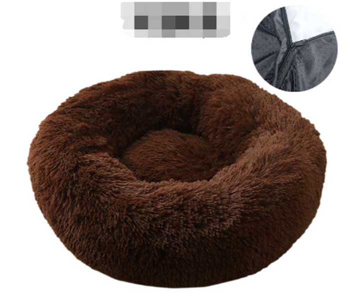 Cozy Pet Dog Bed - Comfortable Donut Cuddler for Small and Large Dogs.