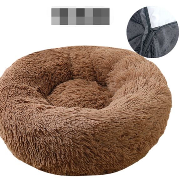 Cozy Pet Dog Bed - Comfortable Donut Cuddler for Small and Large Dogs.