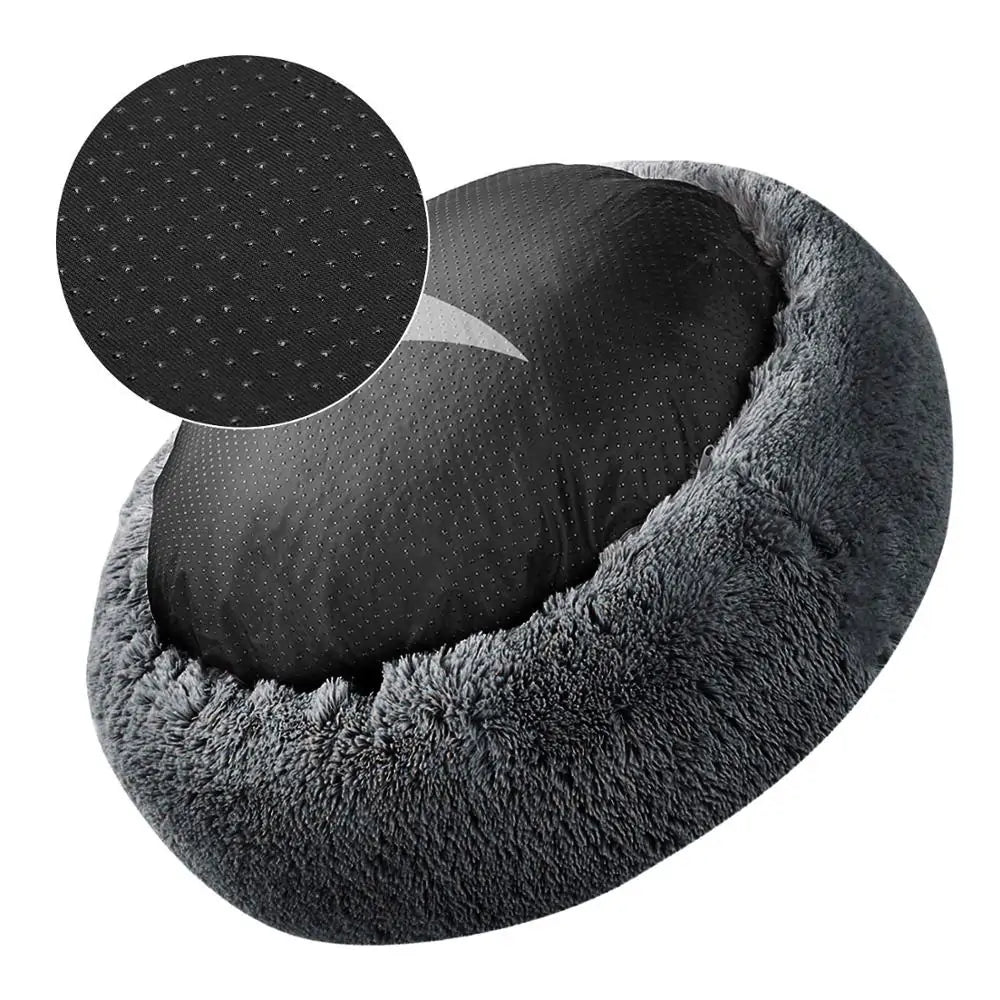 Cozy Pet Dog Bed - Comfortable Donut Cuddler for Small and Large Dogs.