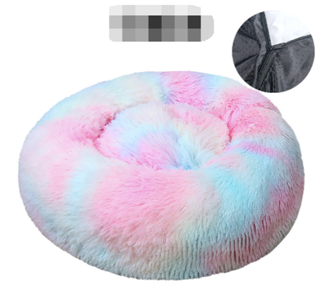 Cozy Pet Dog Bed - Comfortable Donut Cuddler for Small and Large Dogs.